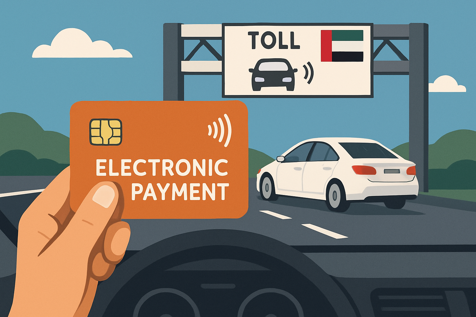Efficient electronic payment system for UAE roads